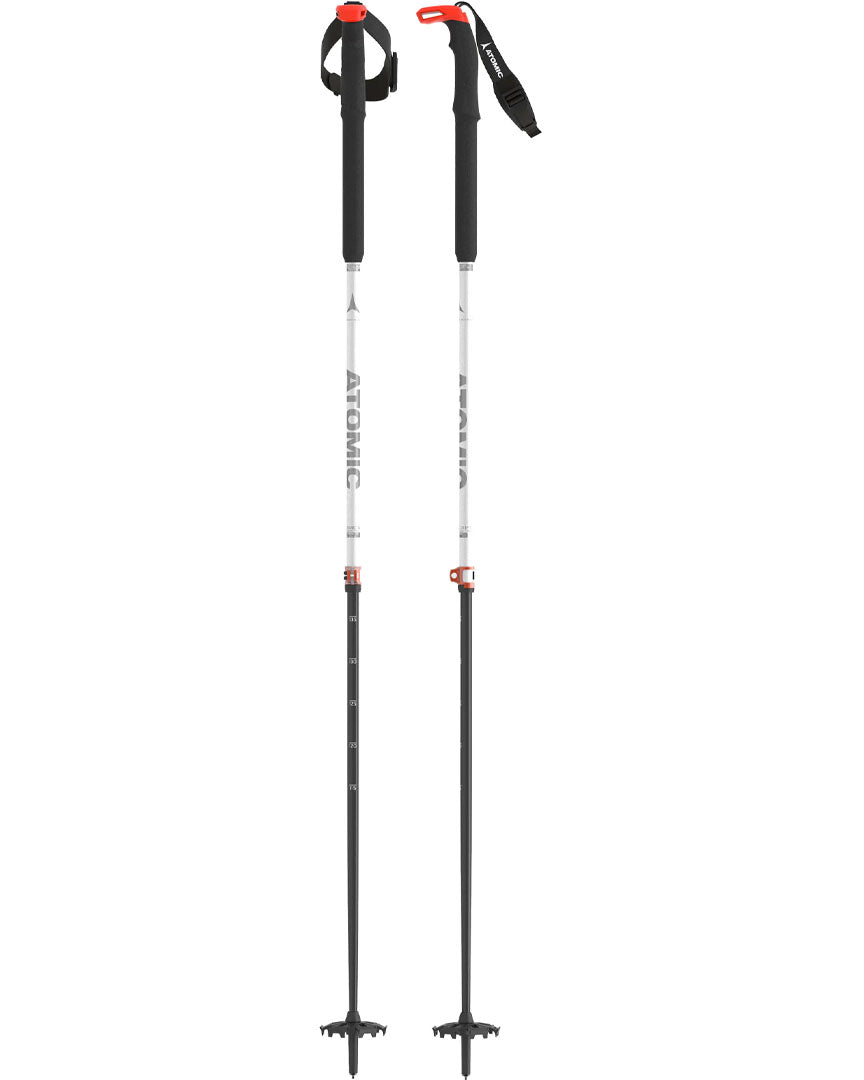 Bct Touring Carbon SQS Women's Ski Poles - White