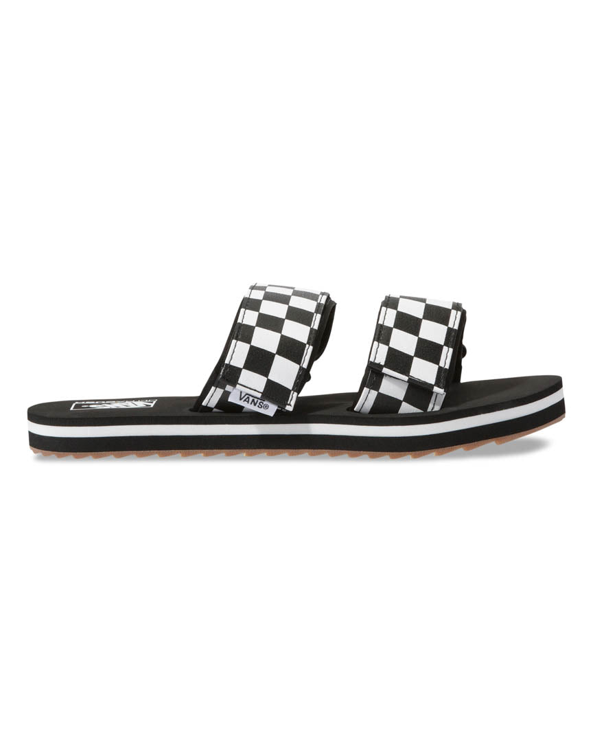 Vans Checkerboard Cayucas Slide Shoes Women Boutique Adrenaline