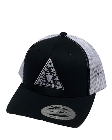 Kids Trucker Lambda Logo Hat - Black/White