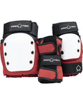 Jr. Street Gear 3-Pack -Protective Gear -  Red/White/Black
