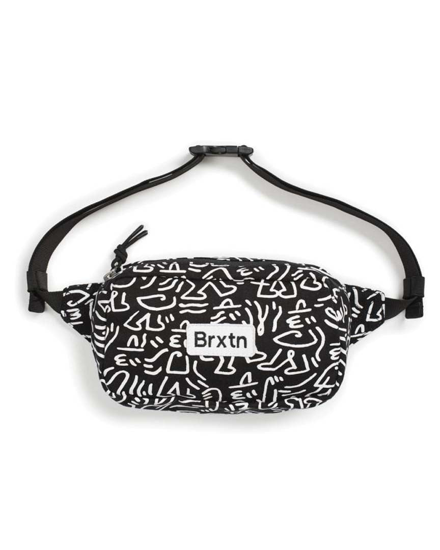 Gate Hip Shoulder Bag - Black