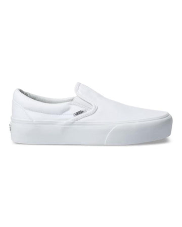 Slip-On Platform Shoes - White