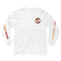 Never Say Die Long Sleeve T-Shirt - White