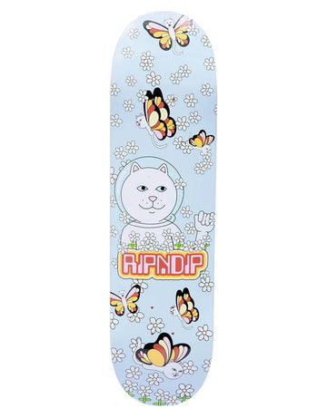Butterfly Skateboard Deck Lavender
