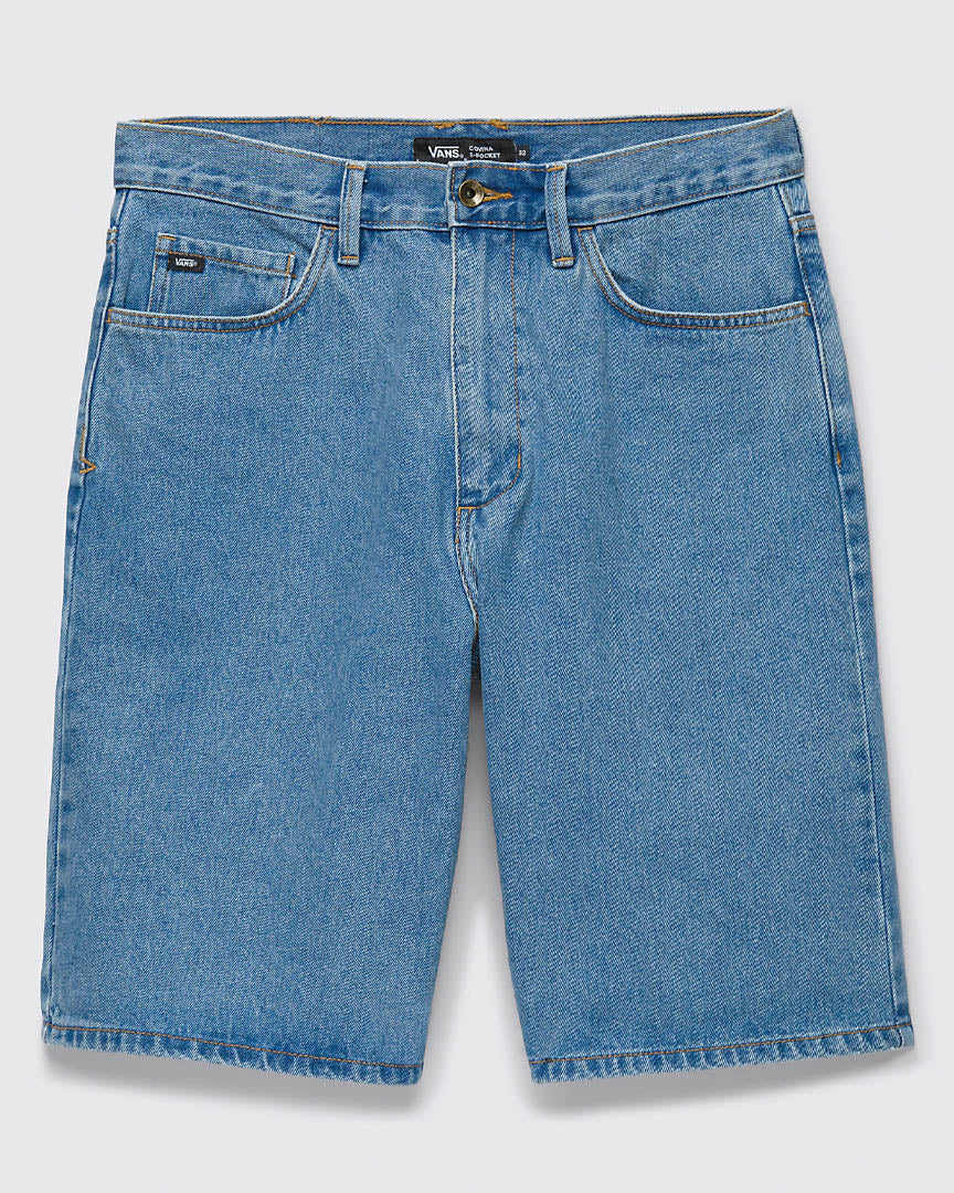 Covina 5 Pocket Baggy Shorts - Stone Washed