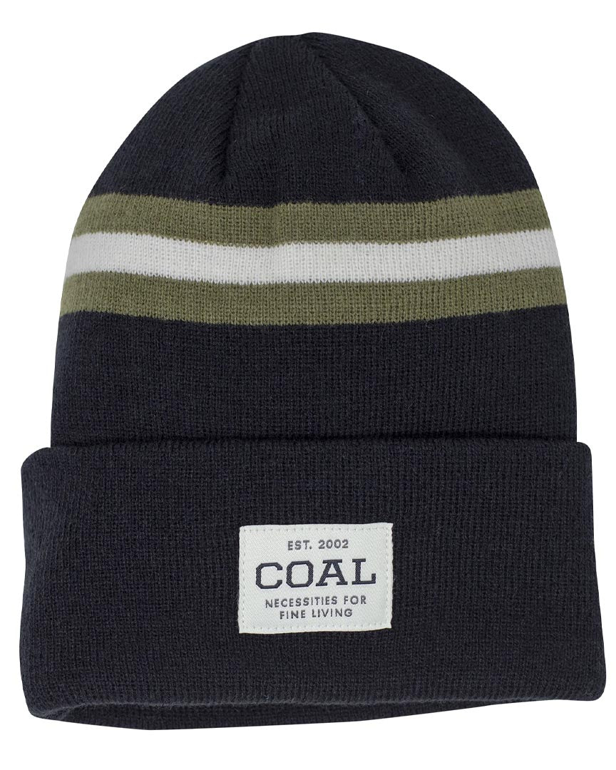 Uniform Stripe Beanie - Black