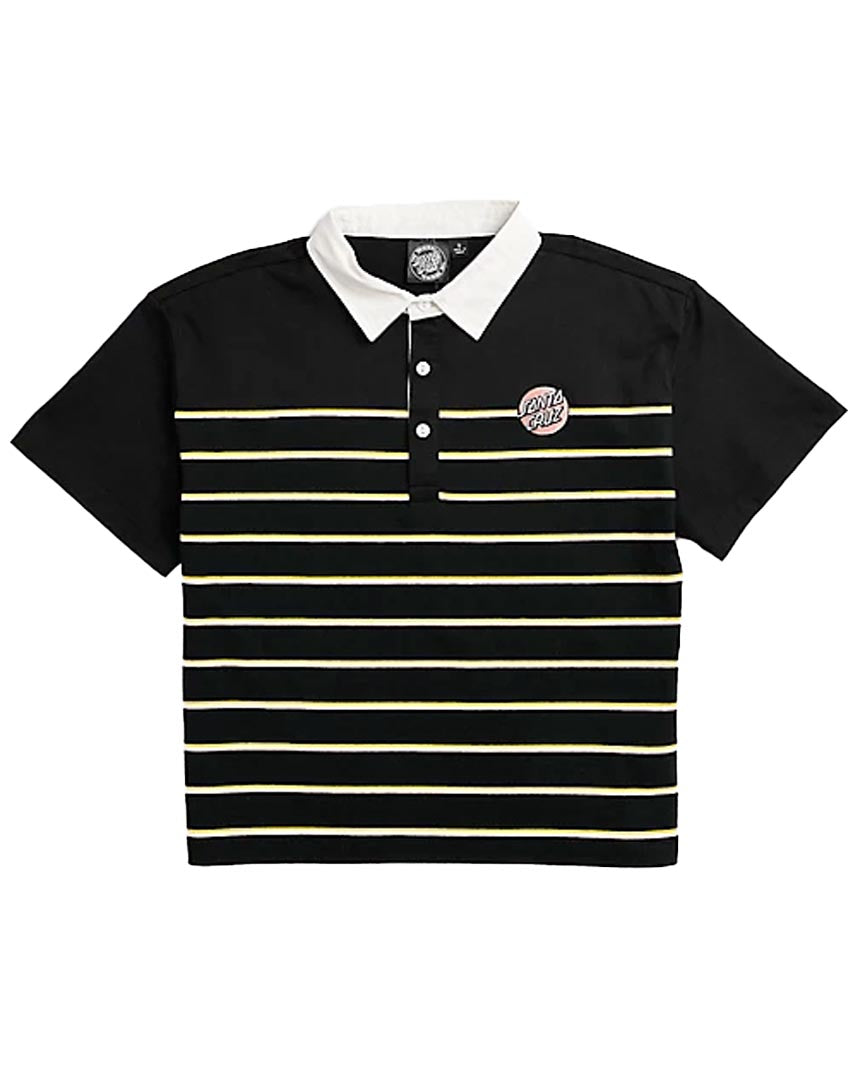 T-shirt Polo Mini Dot - Black Stripe