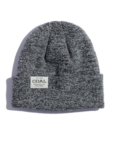 Beanie Uniform Low Recycled Knit Cuff - Black Marl