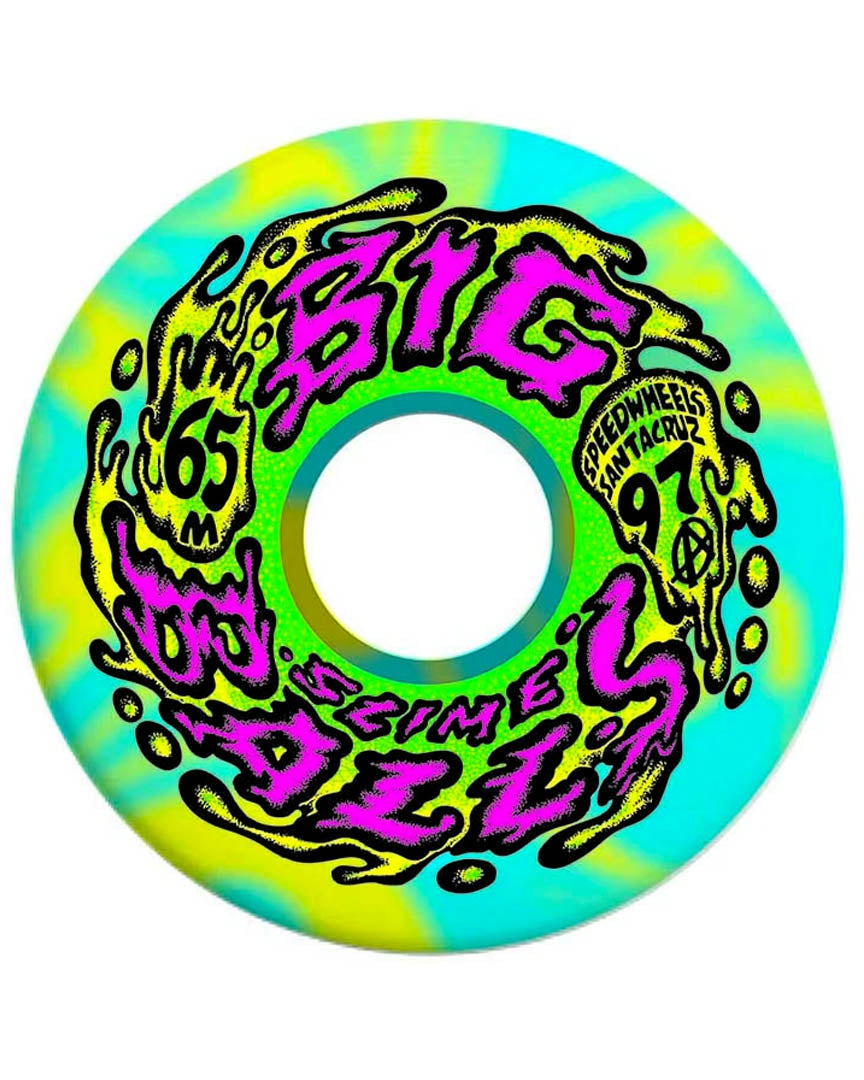 Speedwheels Rei Bigballs Skateboard Wheels - Blue/Yellow