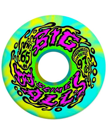 Speedwheels Rei Bigballs Skateboard Wheels - Blue/Yellow