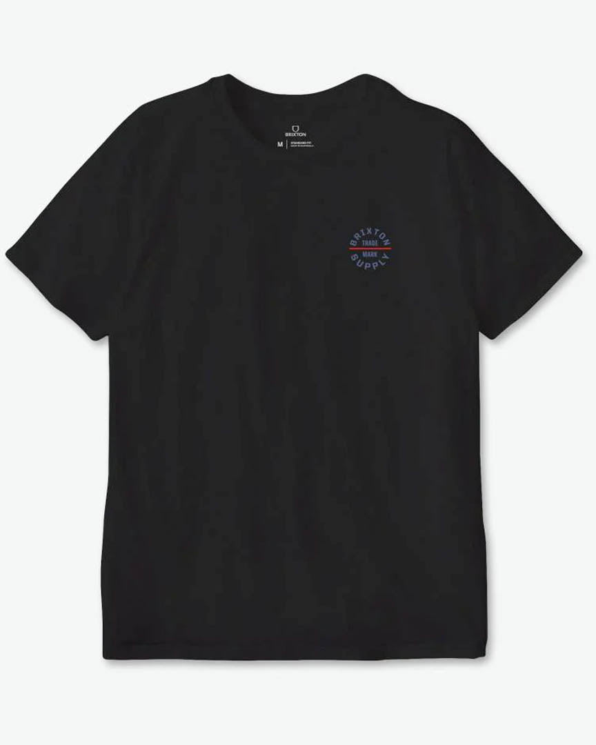 Oath V S/S Standard T-Shirt - Black/Pacific Blue