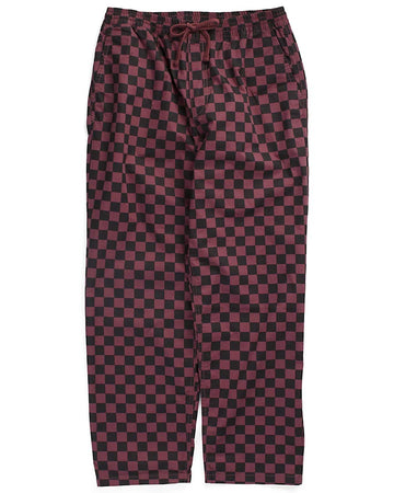 Range Baggy Tapered Elastic Waist Pants - Ygu Checker