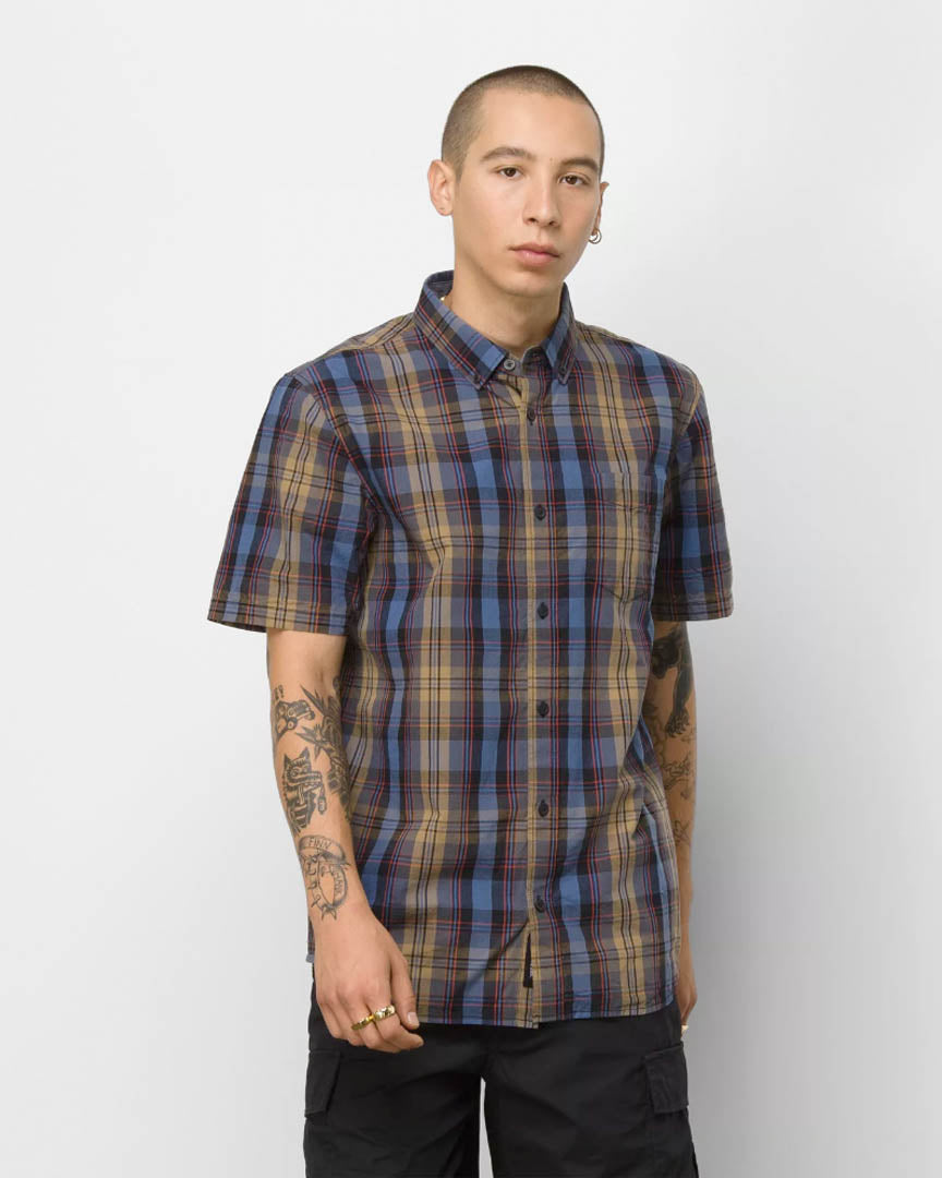 Campbell Shirt - True Navy/Dirt