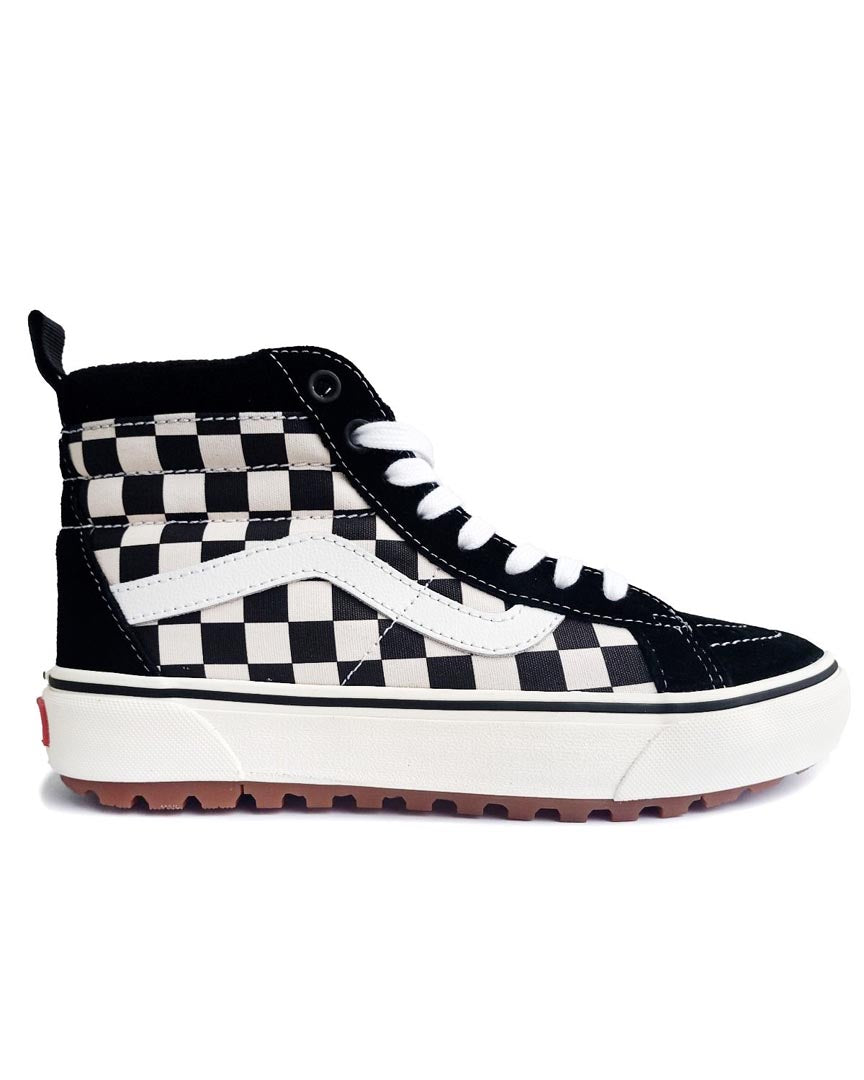 Sk8-Hi Mte-1 Shoes - Black/White/Check