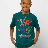 Kids Friends Ss T-Shirt - Botanical