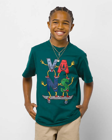 Kids Friends Ss T-Shirt - Botanical