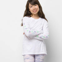 Girls Roller Coaster Long Sleeve T-Shirt - White