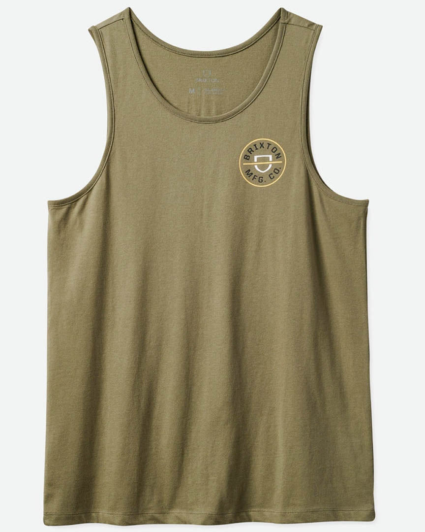 Crest Tank Top - Olive
