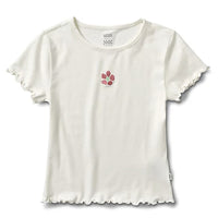 T-shirt Brighton Flower - Marshmallow