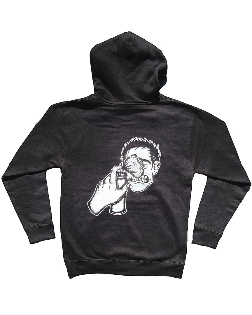 Facepaint Logo Hoodie - Black