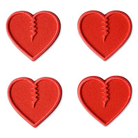 Snowboard accessory Mini Hearts - Red