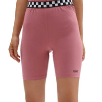 Wms Checkerboard Legging Shorts - Deco Rose