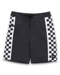 Kids Sidelines Boardshorts - Black/Checkerboard