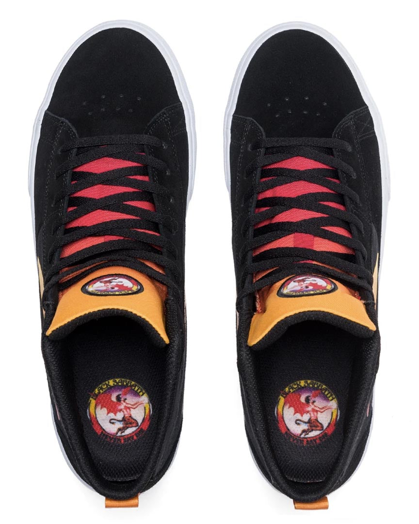 Newport Hi Black Sabbath Shoes - Black