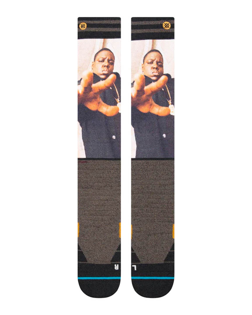 The Notorious Big X Stance King Of Ny Snow OTC Thermal Socks - Black