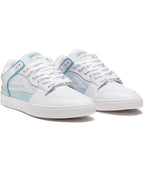 Telford Low Shoes - White Leather
