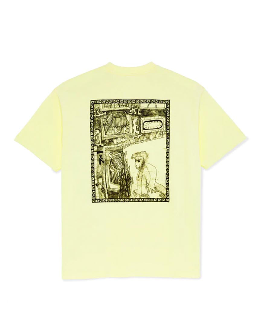 Gorilla King Tee T-Shirt - Pale Yellow