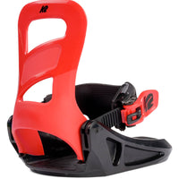 K2 Mini Turbo Snowboard Bindings - Red 2023