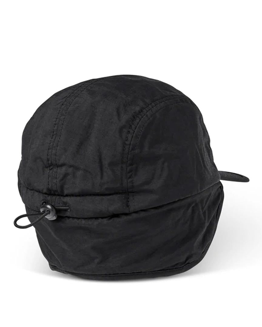 Polar Flap Snapback Hat - Black