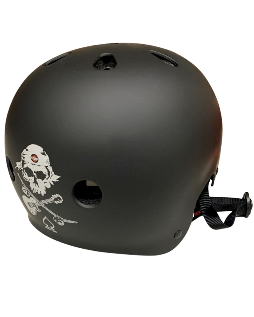 Old School Hosoi Helmet - Matte Black