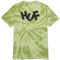 T-shirt manche longue Haze Brush Tie Dye - Lime