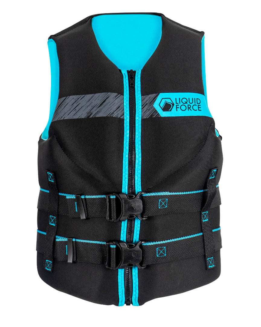 Hinge Women's Cga Classic Life Jacket - Black/Aqua