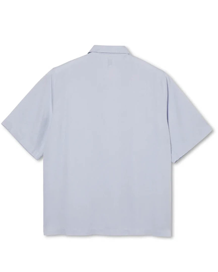 Long sleeve t-shirt Doodle Bowling Shirt - Light Blue