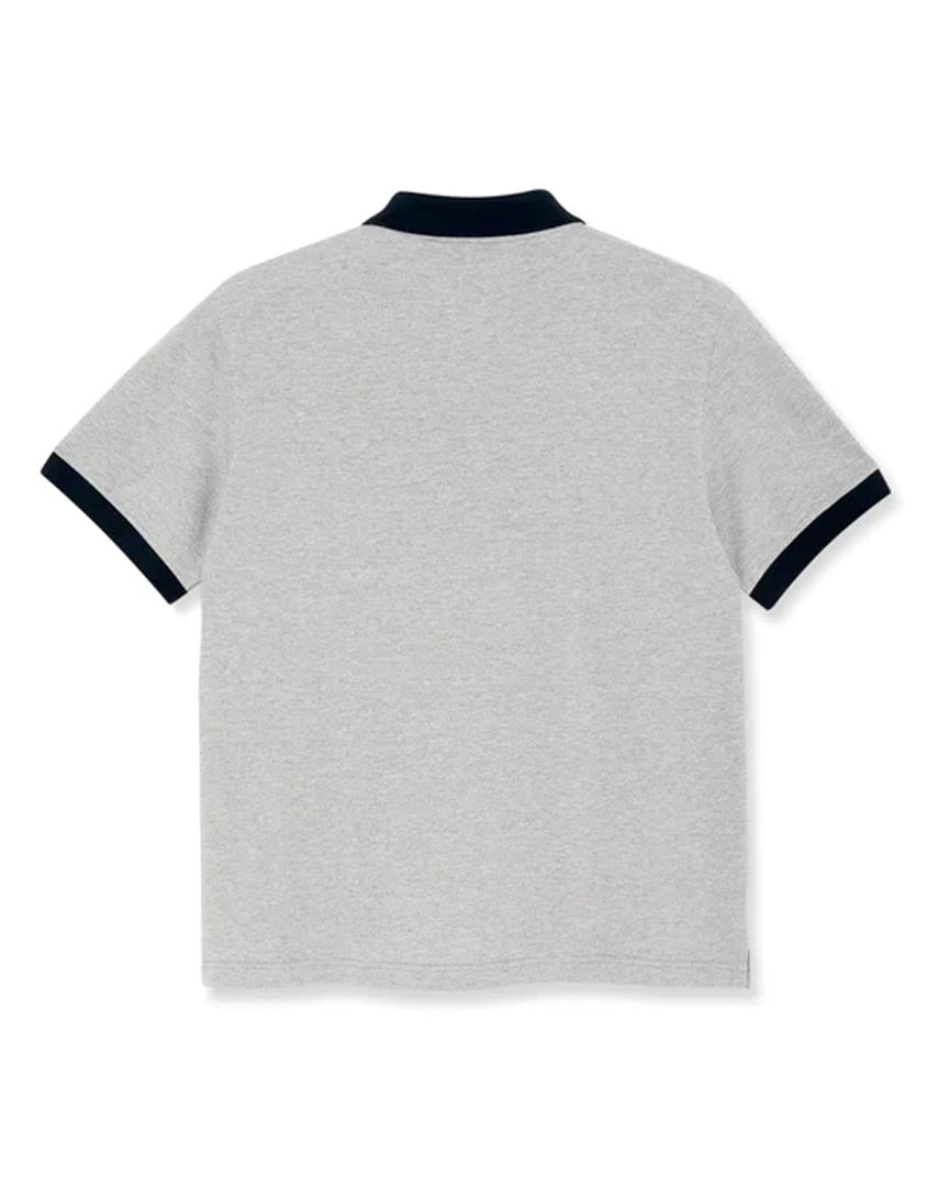 Duo Polo Shirt Short Sleeve Polo Shirt - Heather Grey
