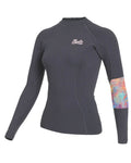 Wetsuit Lunar L/S Vest Neoprene 2mm Wetsuit Top - Dark Grey