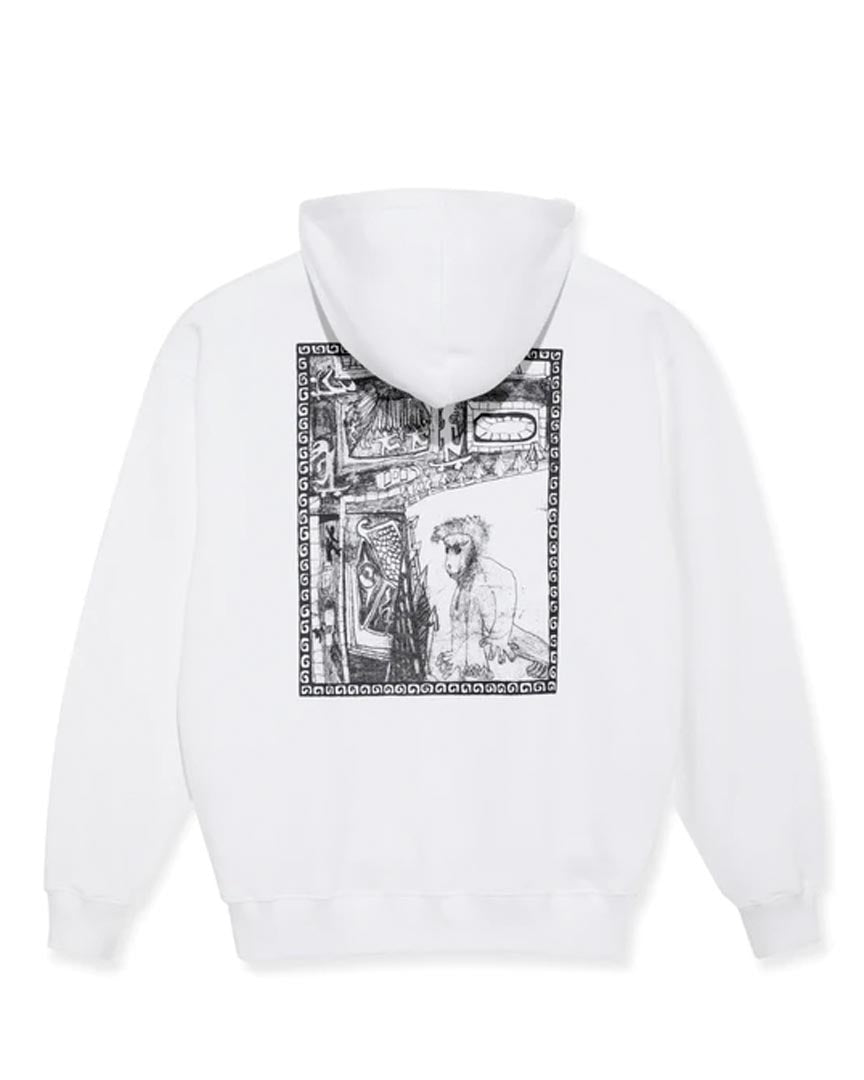 Gorilla King Hoodie - White