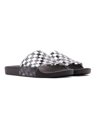 Sandales Zoe Slide-On - Checker Black