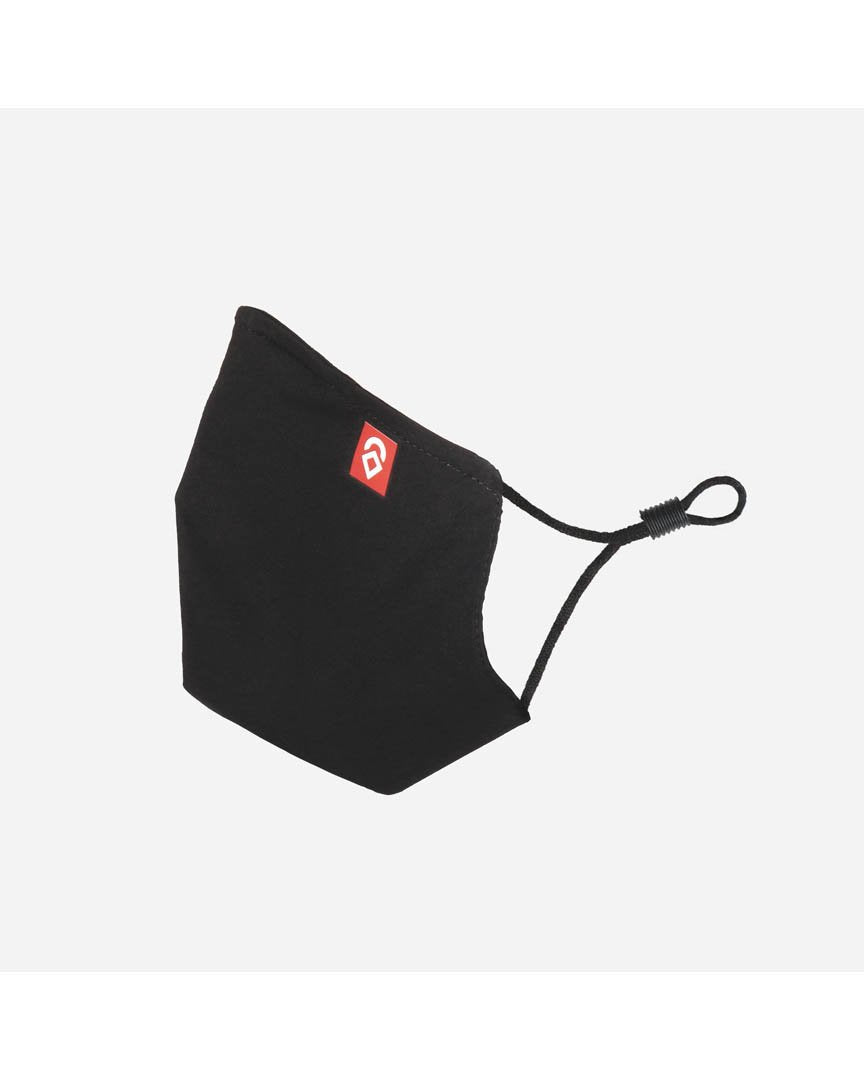 Ergonomic Daily Mask Scarf - Black Paisley