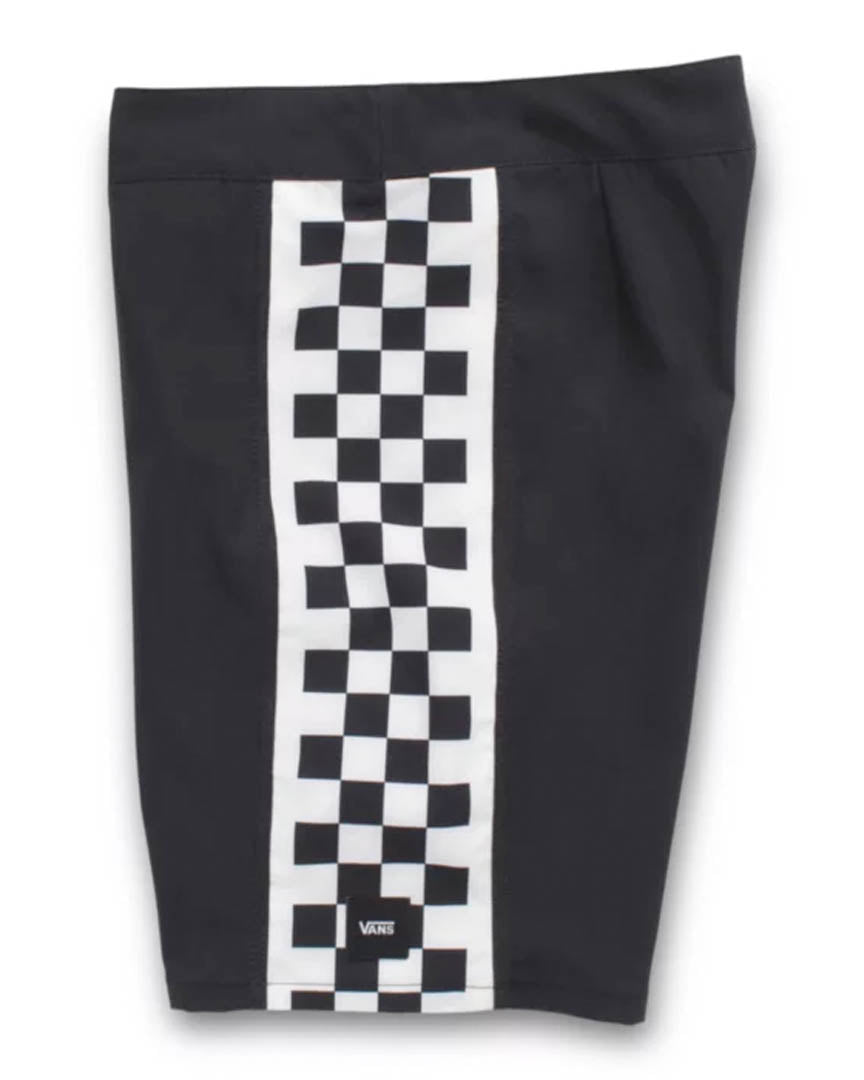 Kids Sidelines Boardshorts - Black/Checkerboard