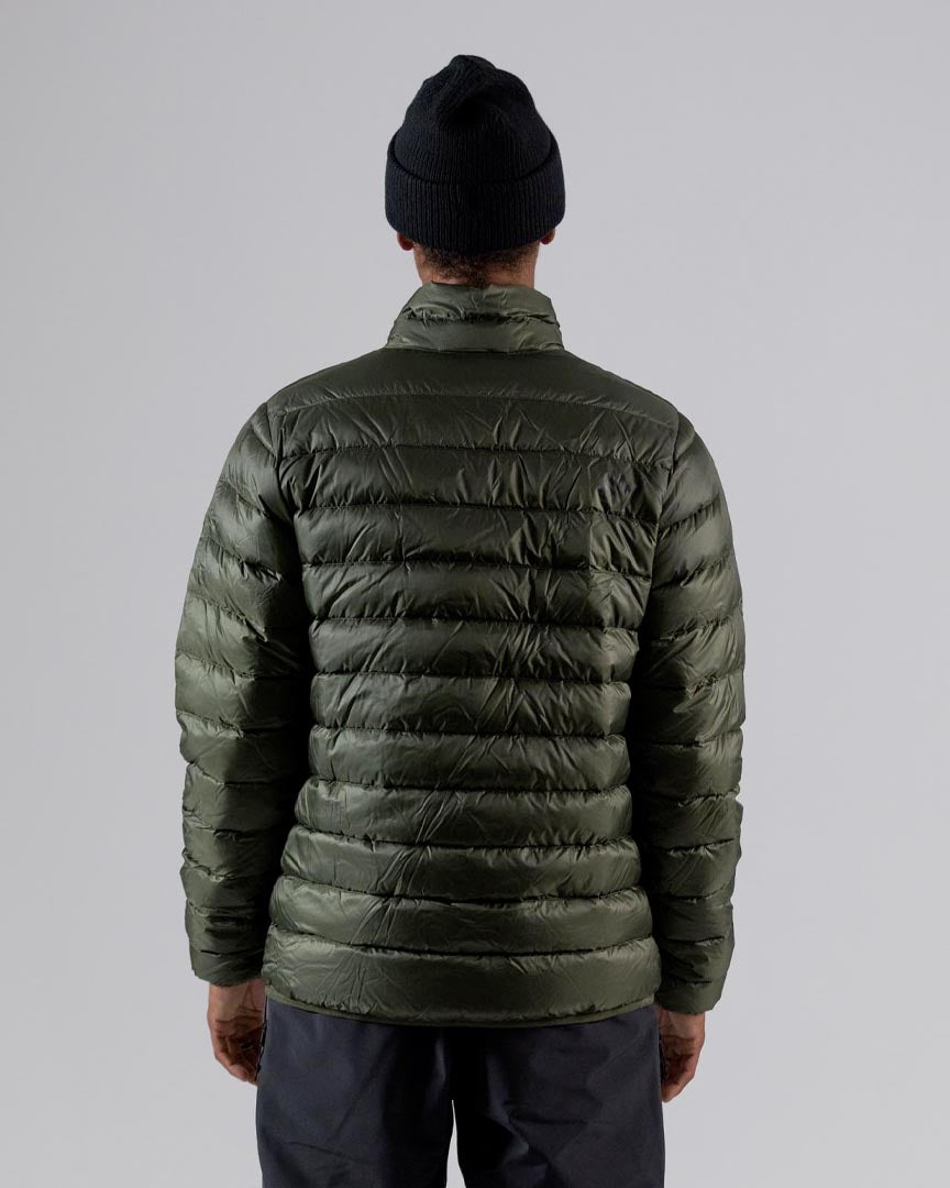 Hoodie Reup Down Puffy Jacket - Pine Green
