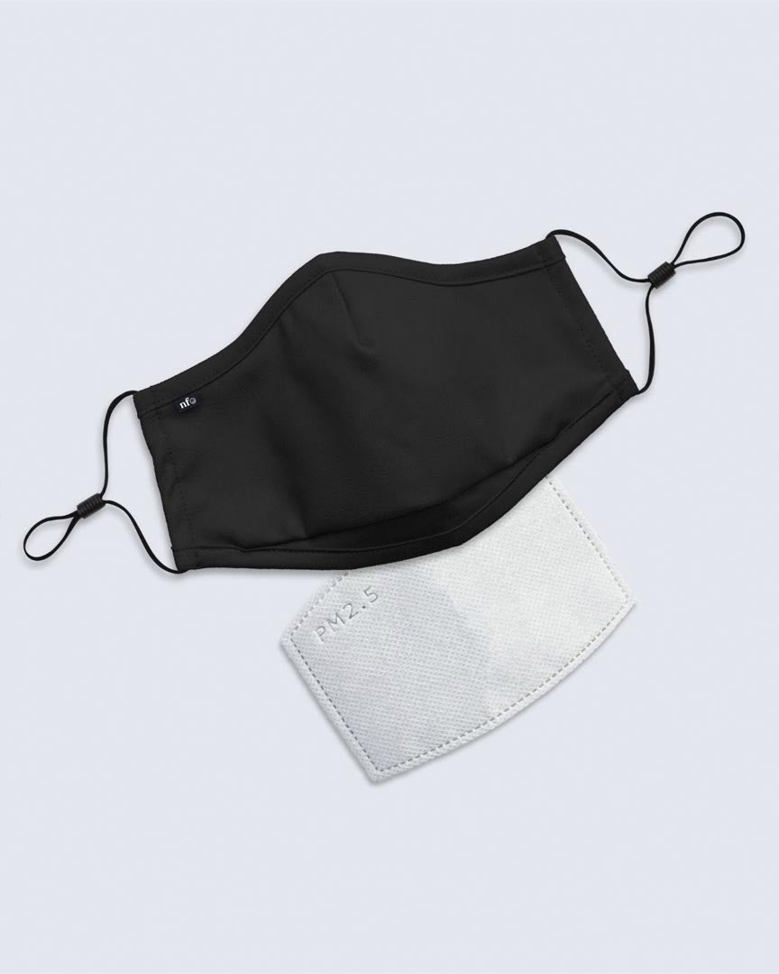 Foulard Face Mask - Black Checkerboard