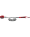 Leash sup Sup Coiled Ankle Leash 10Ft x 3/16" - Shadow