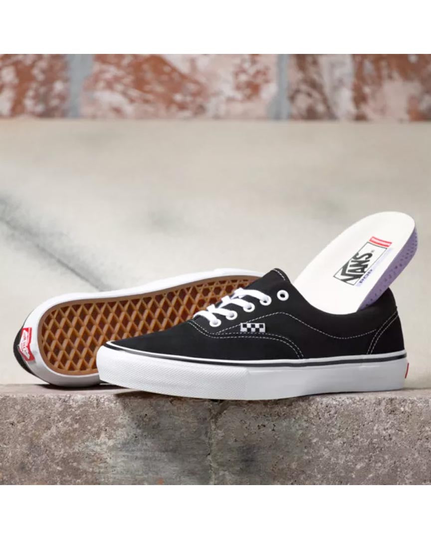 Skate Era Shoes - Black/White