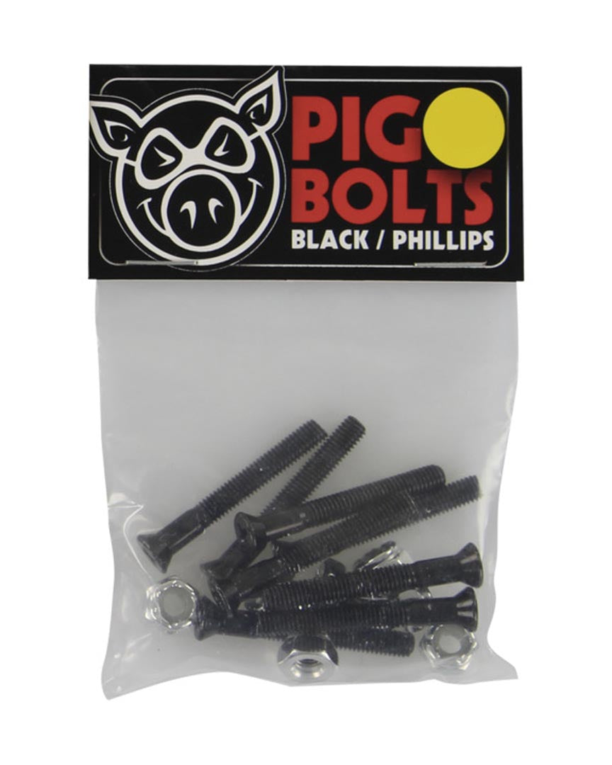 Hardware Set Phillips Skateboard Hardware - Black