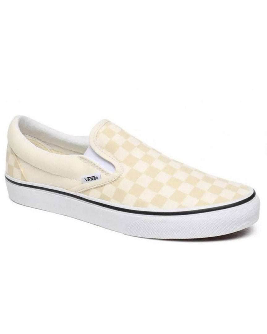 Vans Classic Slip-On Checkerboard Cls White/True White