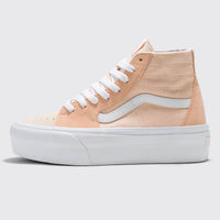 Women's Sk8-Hi Tapered Stackform Shoes - Color Block Peach